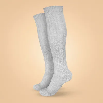 Dokoljenke Wool Grey - BeastPink