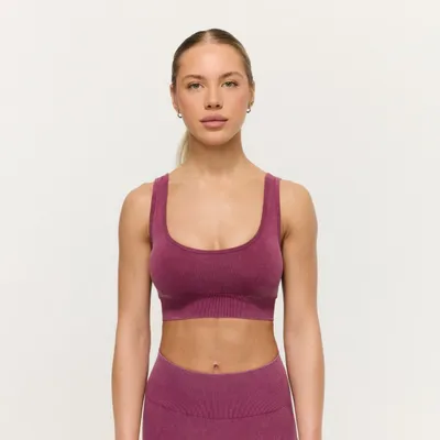 Sportski grudnjak Lift Seamless Plum - GymBeam