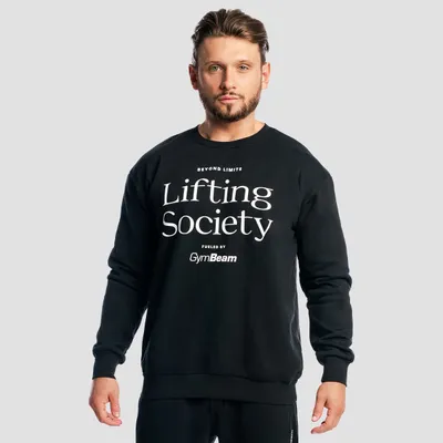 Dukserica Lifting Society Black - GymBeam