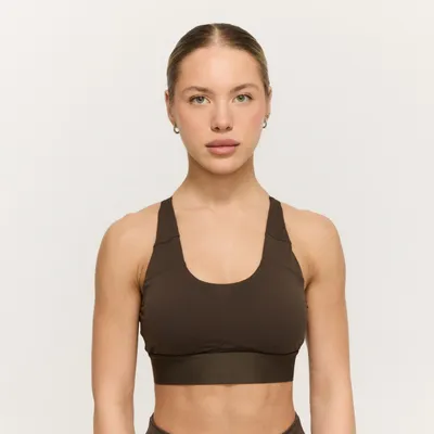 Sportski grudnjak Limitless Espresso - GymBeam