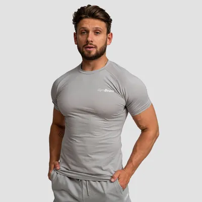 Muška majica Fitted TRN Grey - GymBeam