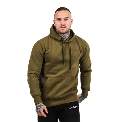 Dukserica Athlete Military Green Black - GymBeam