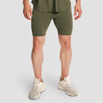 Muške kratke hlače Combat Olive Grey - GymBeam