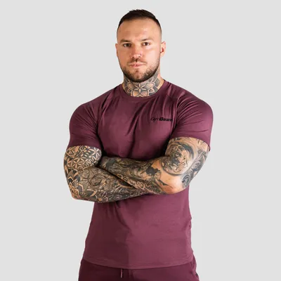 Muška majica Fitted TRN Eggplant - GymBeam