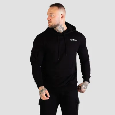 Muška dukserica TRN Black - GymBeam