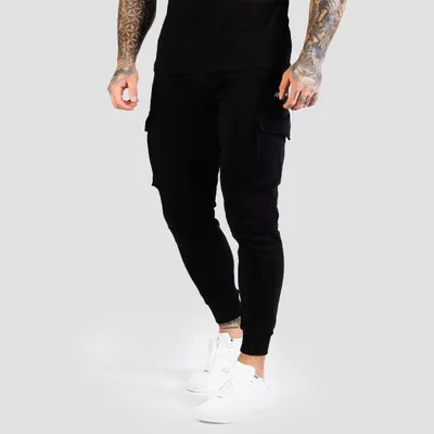 Muška trenirka TRN Black - GymBeam