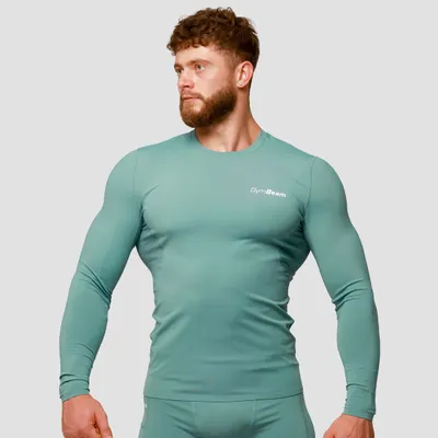 Kompresijska majica dugih rukava Mid Blue - GymBeam