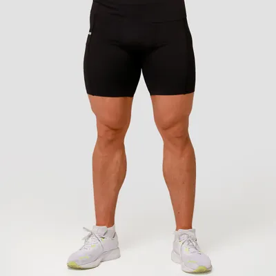 Kompresijske kratke hlače Mid Black - GymBeam