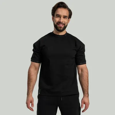Muška majica Oversized Heavy Black - STRIX