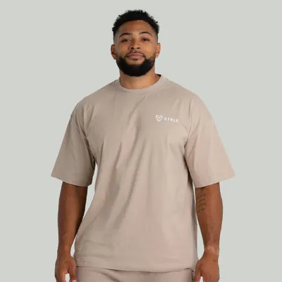 Muška oversized majica Taupe - STRIX