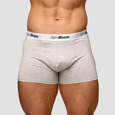 Muške bokserice Essentials 3Pack Grey – GymBeam
