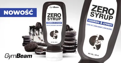 ZERO SYRUP Cookies & Cream – GymBeam