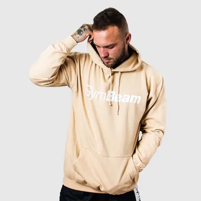 Dukserica PRO Hoodie Sand - GymBeam