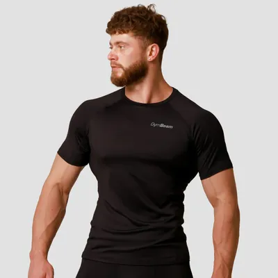 Majica za trčanje Pulse Black - GymBeam