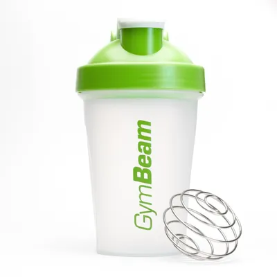 Šejker Blend Bottle prozirno-zeleni 400 ml - GymBeam