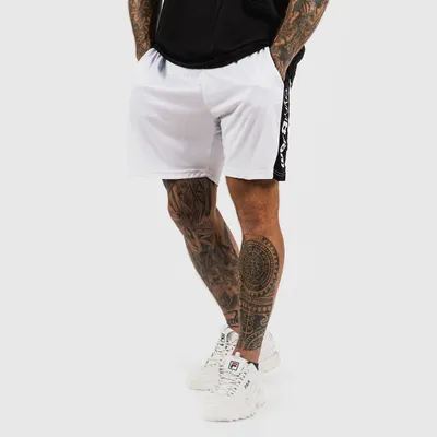 Kratke hlače Vertical White - GymBeam
