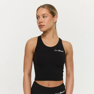 Ženska sportska majica BEAT Black - GymBeam
