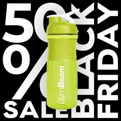 Šejker Sportmixer Green White 760 ml - GymBeam