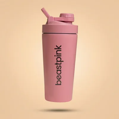 Šejker Steel 650 ml Pink - BeastPink