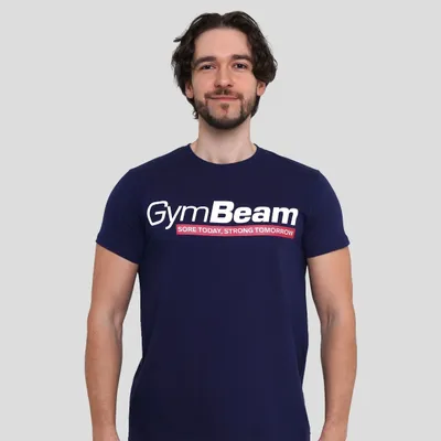 Majica Strong Tomorrow Navy Blue - GymBeam
