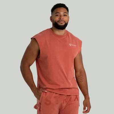 Majica bez rukava Washed Terra - STRIX