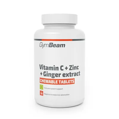 Vitamin C + Cink + Ekstrakt đumbira pastile - GymBeam