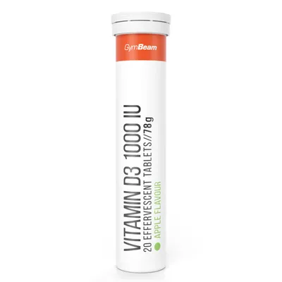 Vitamin D3 1000 IU šumeće tablete - GymBeam