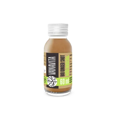 BIO Ginger shot s matcha čajem - VanaVita