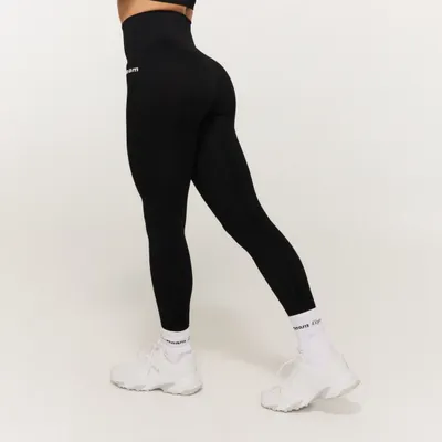 Ženske tajice GymBabe Black - GymBeam