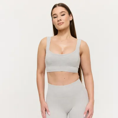 Sportski grudnjak Lift Seamless Grey - GymBeam