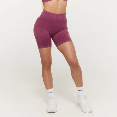 Ženske kratke hlače Lift Seamless Plum - GymBeam