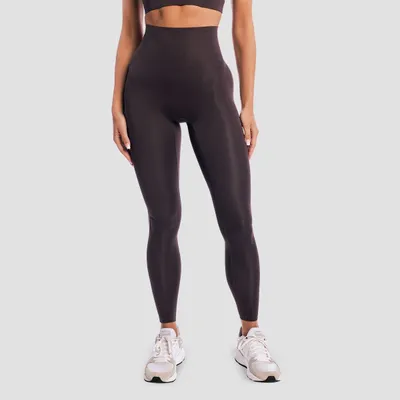 Ženske tajice Aura Tee Brown - GymBeam