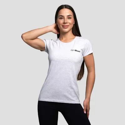 Ženska majica Basic Heather Grey - GymBeam