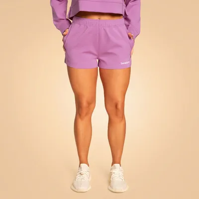 Ženske kratke hlačice Sweatshorts Grace Purple - BeastPink