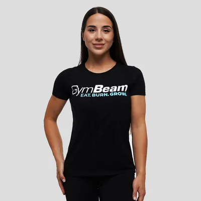 Ženska majica Grow Black - GymBeam