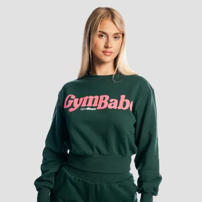 Ženska majica dugih rukava GymBabe Forest - GymBeam