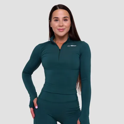 Ženska sportska majica Ignite Dark Green - GymBeam