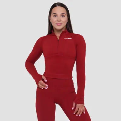 Ženska sportska majica Ignite Dark Red - GymBeam