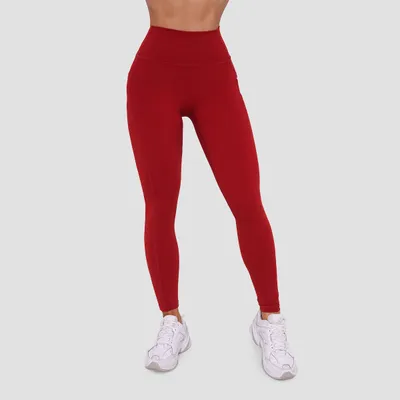 Ženske tajice Ignite Dark Red - GymBeam