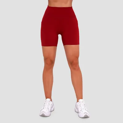 Ženske kratke hlače Ignite Dark Red - GymBeam