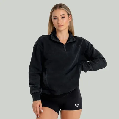 Ženska dukserica Washed Black - STRIX