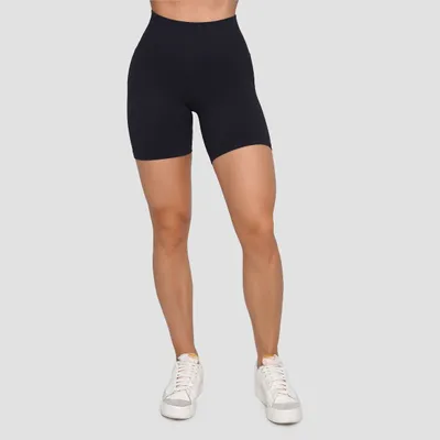 Ženske kratke hlače Lift Seamless Black - GymBeam
