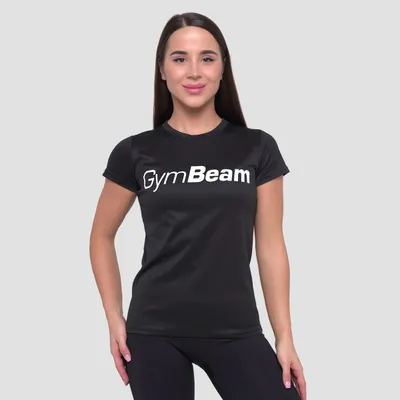 Ženska majica Mesh Essence Black - GymBeam