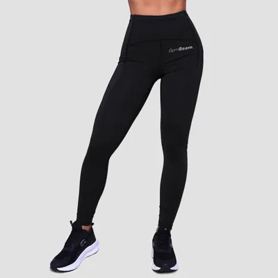 Ženske tajice za trčanje Pulse Black - GymBeam