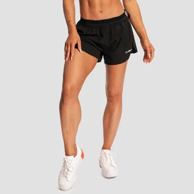 Ženske kratke hlače Pulse X Running Black - GymBeam
