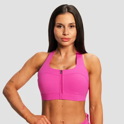 Ženski sportski grudnjak Pulse X Running Purple - GymBeam