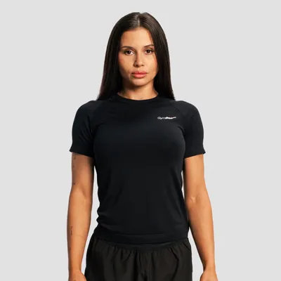 Ženska majica Pulse X Running Black - GymBeam