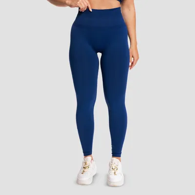 Ženske tajice Sculpt Seamless Navy - GymBeam