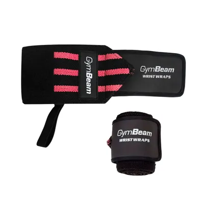 Bandaže za zapešća Pink - GymBeam