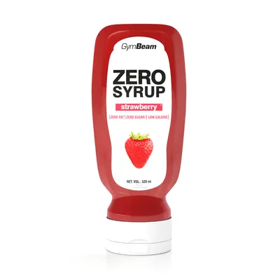 ZERO SYRUP Strawberry - GymBeam